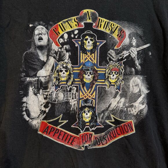 Guns-N-Roses “Appetite For Destruction” Tshirt Medium‎ Please Read - Picture 9 of 16